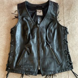 Womens large adjustable Harley Davidson Vest